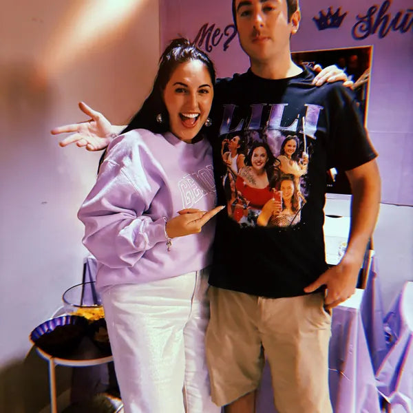 Custom Girlfriend & Boyfriend Face Shirt – Personalized Bootleg Gift