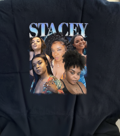 Custom Girlfriend & Boyfriend Face Shirt – Personalized Bootleg Gift